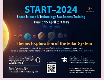 Space Science and Technology Awareness Training Registration Starts